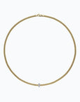 Fope Jewellery - Necklace Fope 18K Yellow Gold Prima Diamond Single Rondelle Necklace