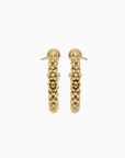 Fope Jewellery - Earrings - Hoop Fope 18K Yellow Gold Small Essential Hoops