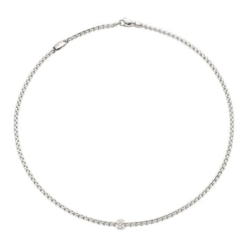 Fope Jewellery - Necklace Fope White Gold and Diamond Eka Tiny Necklace