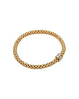 Fope Jewellery - Bracelet Fope Yellow Gold and Diamond Flex-It Bracelet
