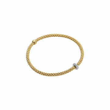 Fope Jewellery - Bracelet Fope Yellow Gold and Diamond Prima Bracelet