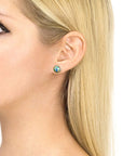 Frey Wille Jewellery - Earrings - Stud Frey Wille Mucha Papillon Cabochon Earrings