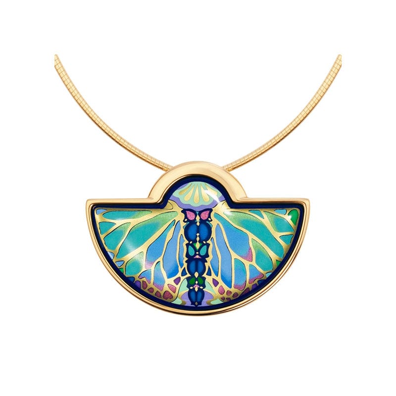 Frey Wille Jewellery - Necklace FreyWille Mucha Papillon Half Moon Pendant