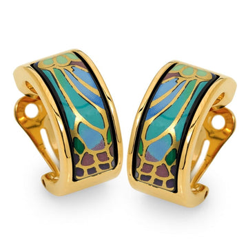 Frey Wille Jewellery - Earrings - Hoop FreyWille Mucha Papillon Mini-Creoles Earrings