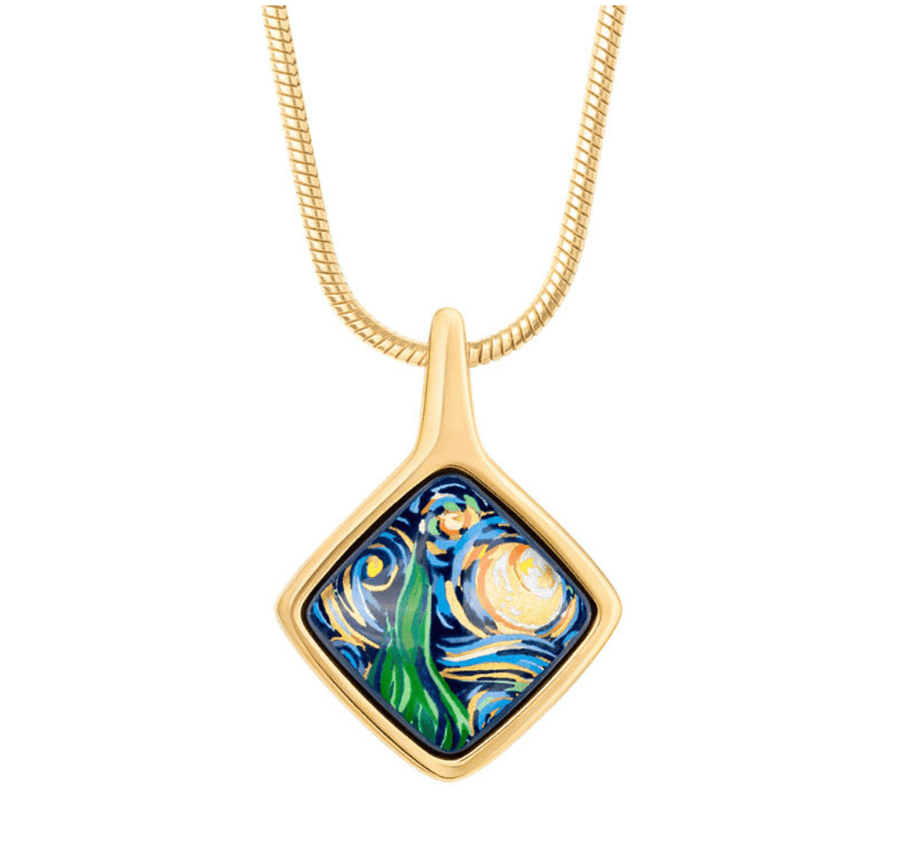 Frey Wille Jewellery - Necklace FREYWILLE Van Gogh Carre Pendant