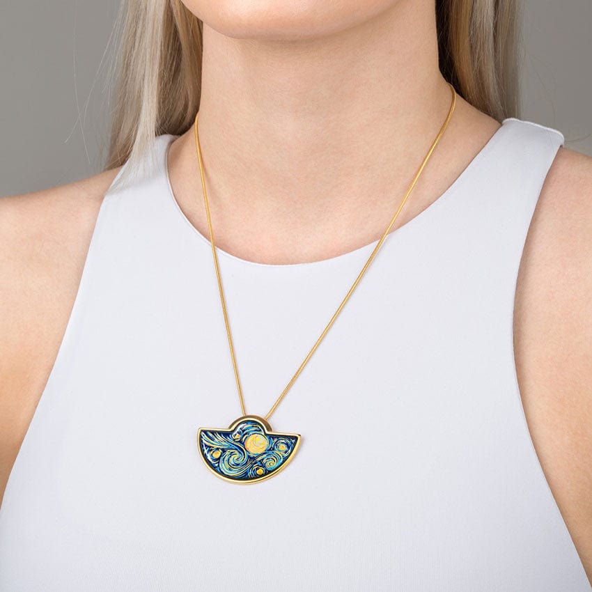 Frey Wille Jewellery - Necklace Freywille Van Gogh Starry Night Arc Pendant