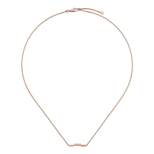 Gucci Jewellery - Necklace Gucci 18K Rose Gold Link To Love Bar Necklace