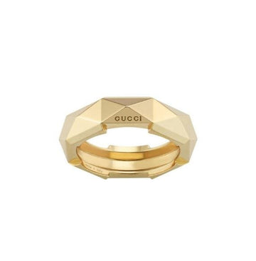 Gucci Jewellery - Rings Gucci 18K Yellow Gold Link To Love Stud Band Size 6