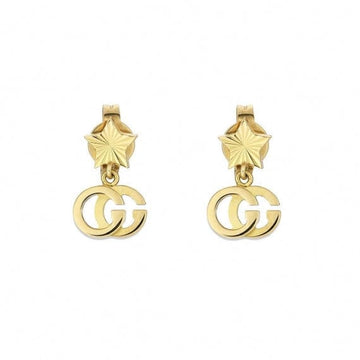 Gucci Jewellery - Earrings - Stud Gucci 18K Yellow Gold Star GG Drop Earrings