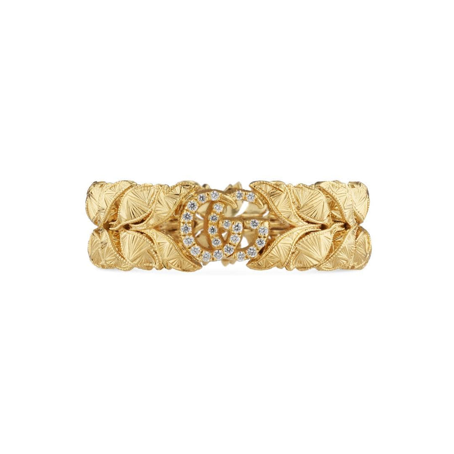 Gucci Jewellery - Rings Gucci Flora 18k Yellow Gold Ring with Double G Size 6.5