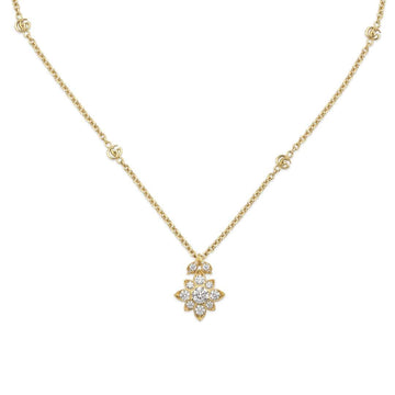 Gucci Jewellery - Necklace Gucci Flora Yellow Gold 18k Necklace with Double G