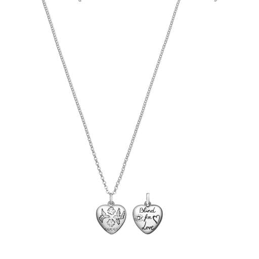 Gucci Jewellery - Necklace Gucci Silver "Blind for Love" Necklace