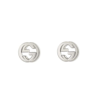 Gucci Jewellery - Earrings - Stud Gucci Silver Interlocking G Stud Earrings