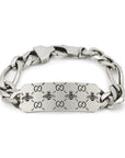 Gucci Jewellery - Bracelet Gucci Silver Signature GG and Bee ID Bracelet