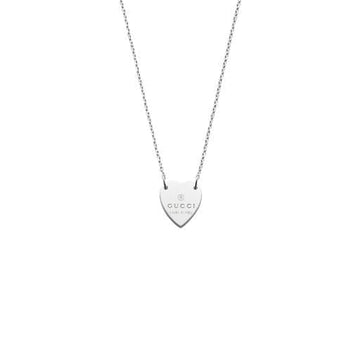 Gucci Jewellery - Necklace Gucci Silver Trademark Heart Necklace