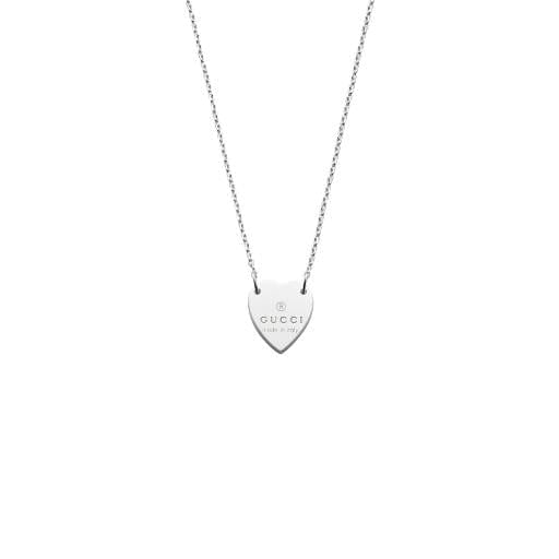 Gucci Jewellery - Necklace Gucci Silver Trademark Heart Necklace