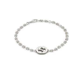 Gucci Jewellery - Bracelet Gucci Sterling GG Beaded Link Bracelet