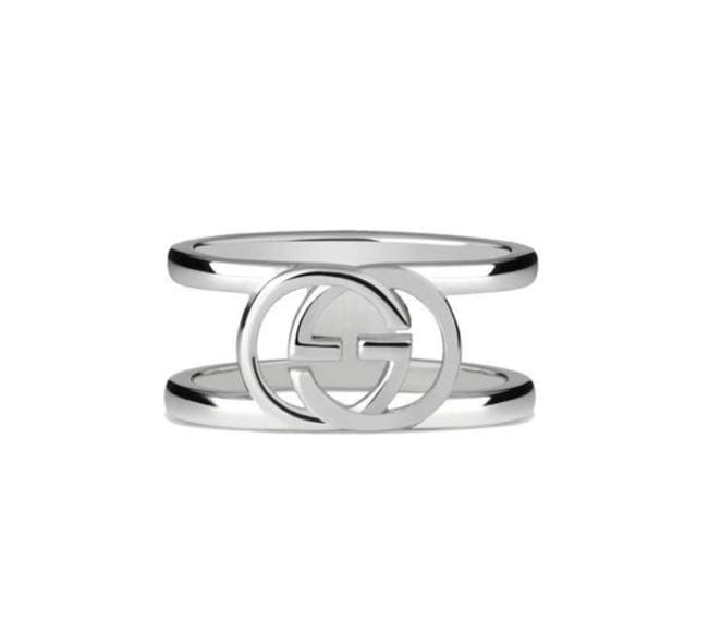 Gucci Jewellery - Rings Gucci Sterling Open GG 9mm Ring Size 6.5