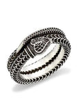Gucci Jewellery - Rings Gucci Sterling Silver Oxidized Garden Snake Ring Size 6.5