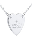 Gucci Jewellery - Bracelet Gucci Sterling Trademark Heart Bracelet 7.25"
