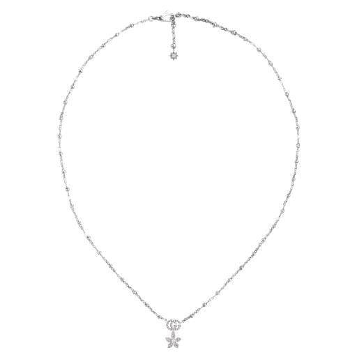 Gucci Jewellery - Necklace Gucci White Gold and Diamond Flora Necklace
