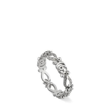 Gucci Jewellery - Rings Gucci White Gold Floral Ring