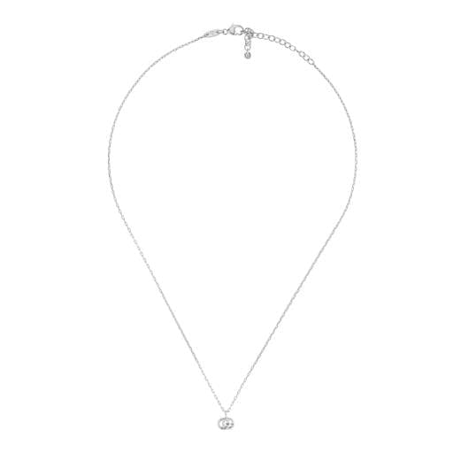 Gucci Jewellery - Necklace Gucci White Gold Running G Necklace