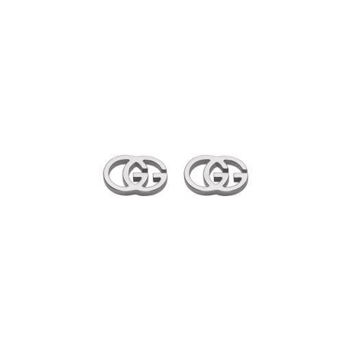 Gucci Jewellery - Earrings - Stud Gucci White Gold Running G Stud Earrings