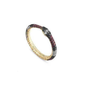 Gucci Jewellery - Rings Gucci Yellow Gold and Multi-Gemstone Ouroboros Ring