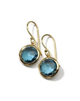 Ippolita Jewellery - Earrings - Drop Ippolita 18K Yellow Gold Blue Topaz Mini Drop Earrings