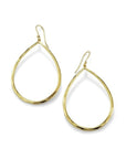 Ippolita Jewellery - Earrings - Drop Ippolita Sculpted 18K Yellow Gold Open Teardrop Earrings
