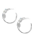 Ippolita Jewellery - Earrings - Hoop Ippolita Silver Rock Candy Blu Notte Hoops