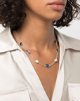 Ippolita Jewellery - Necklace Ippolita Silver Rock Candy Blu Notte Station Necklace