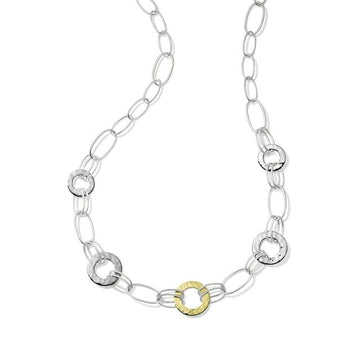 Ippolita Jewellery - Necklace Ippolita Sterling 18K Chimera Mixed Disc Necklace