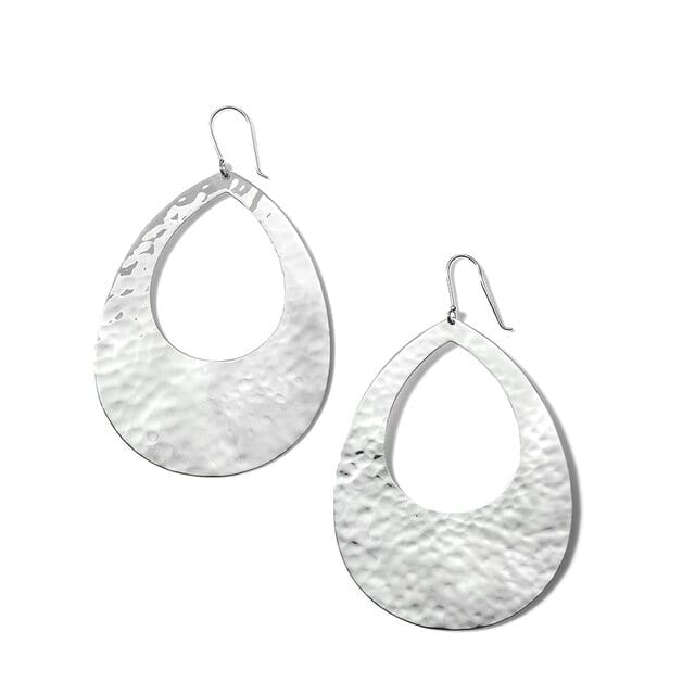 Ippolita Jewellery - Earrings - Drop Ippolita Sterling Classico Crinkle Large Teardrop Earrings