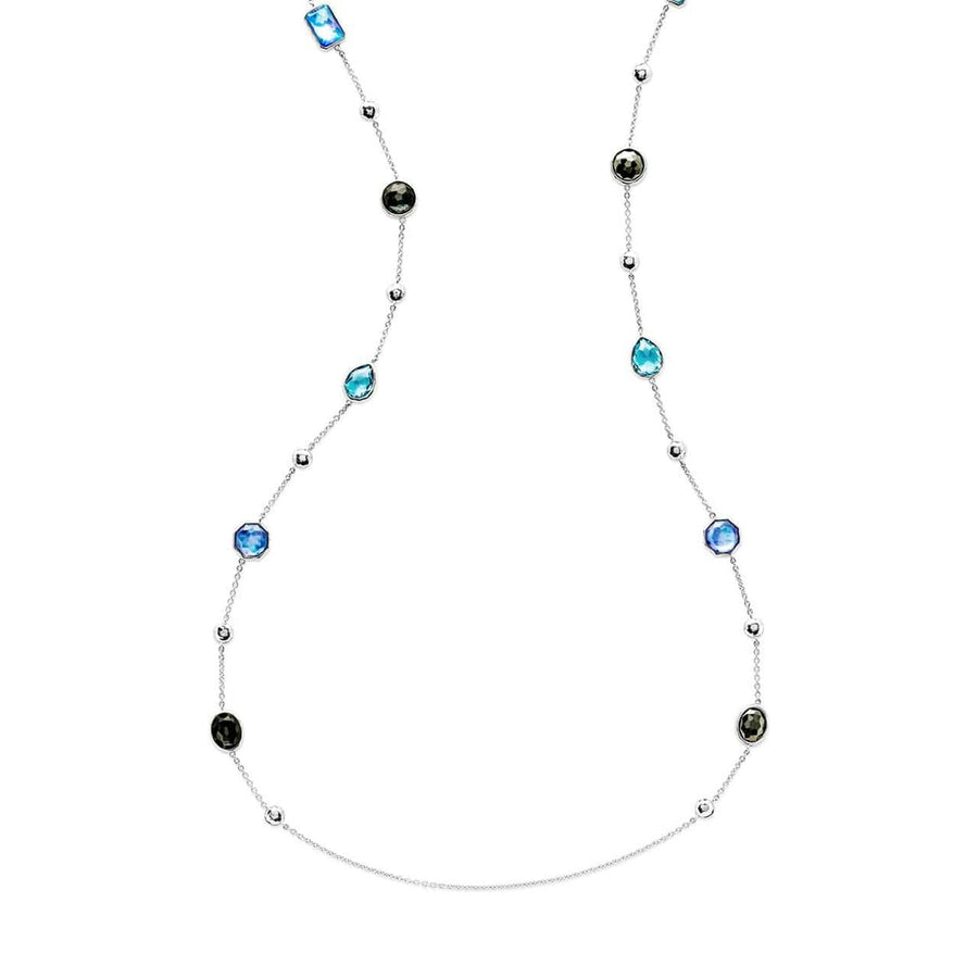 Ippolita Jewellery - Necklace Ippolita Sterling Rock Candy Mix Shape Station Necklace