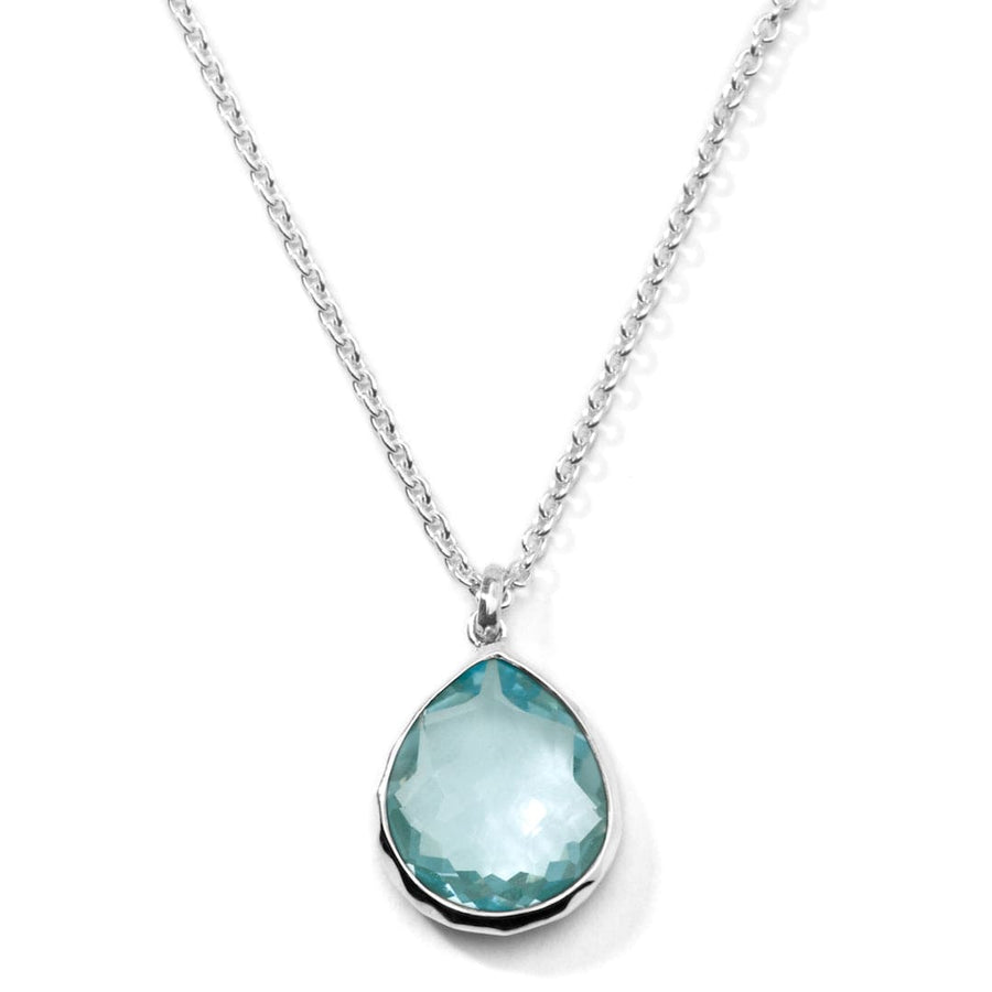 Ippolita Jewellery - Necklace Ippolita Sterling Silver and Blue Topaz Teardrop Pendant Necklace