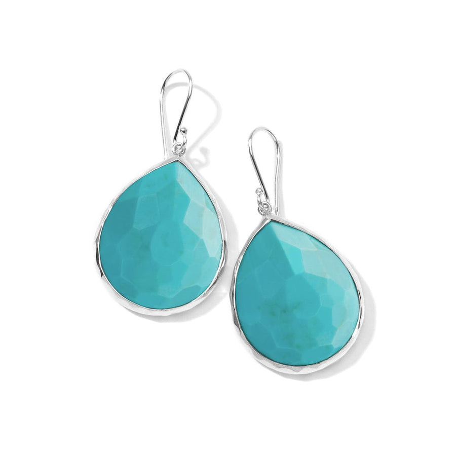 Ippolita Jewellery - Earrings - Drop Ippolita Sterling Silver and Turquoise Large Teardrop Earrings