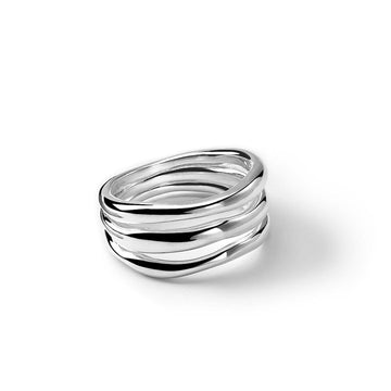 Ippolita Jewellery - Rings Ippolita Sterling Silver Classico Triple Band Squiggle Ring