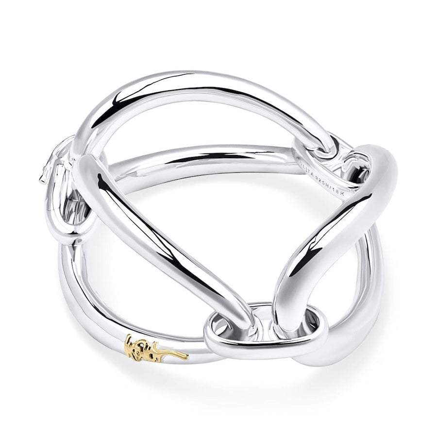 Ippolita Jewellery - Bracelet Ippolita Sterling Sterling Silver and Yellow Gold Cherish Large Link Bracelet