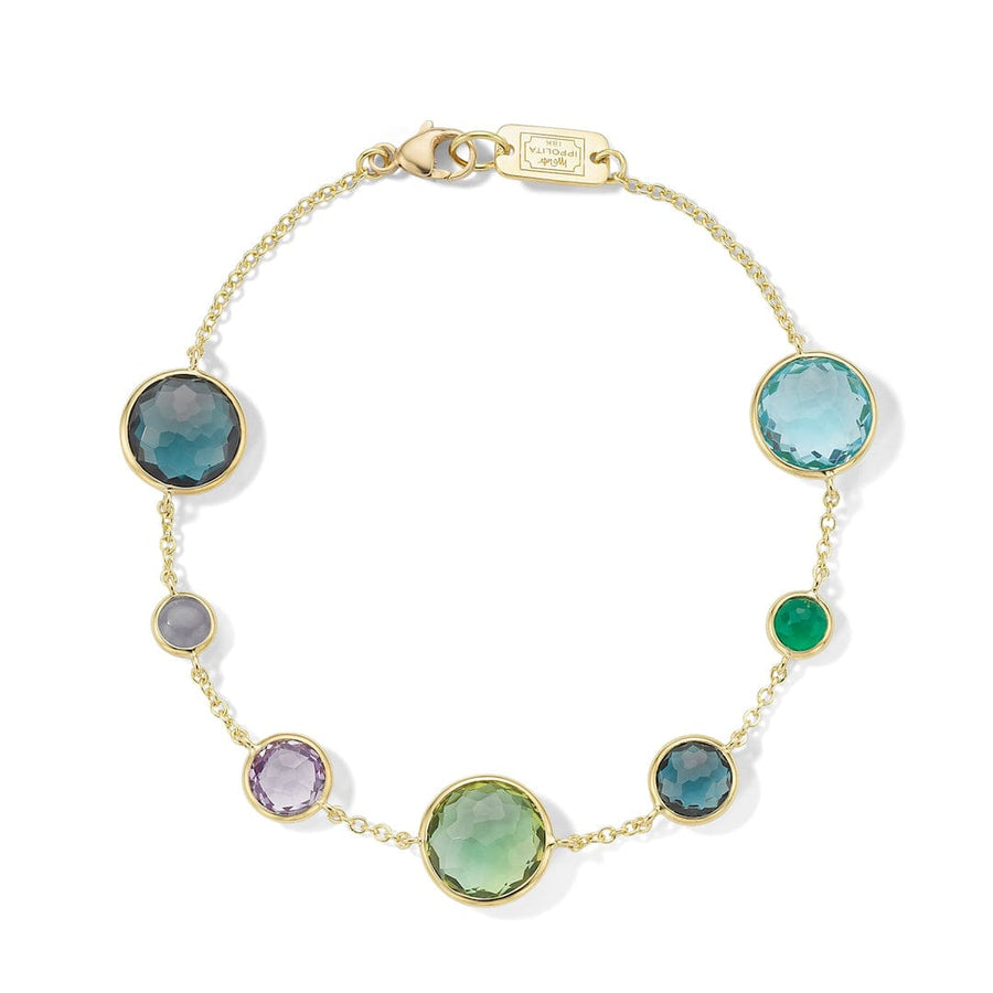 Ippolita Jewellery - Bracelet Ippolita Yellow Gold and Mixed 7-Stone Lollipop Bracelet