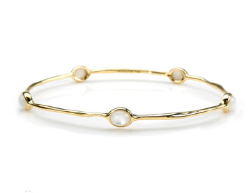 Ippolita Jewellery - Rings Ippolita Yellow Gold and Mother-of-Pearl Lollipop Bangle