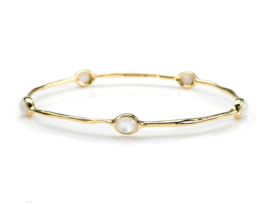 Ippolita Jewellery - Rings Ippolita Yellow Gold and Mother-of-Pearl Lollipop Bangle