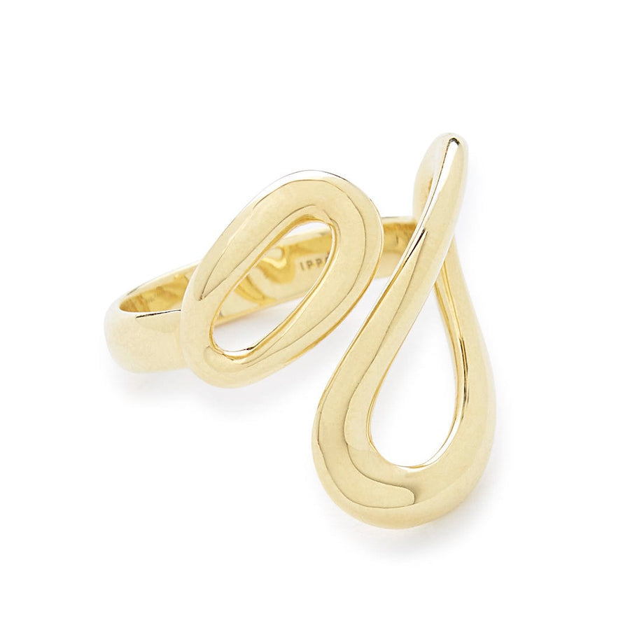 Ippolita Jewellery - Rings Ippolita Yellow Gold Cherish Bypass Ring