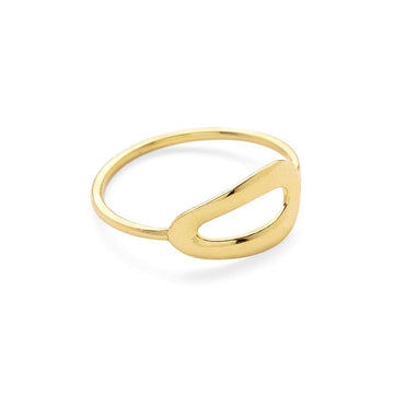Ippolita Jewellery - Rings Ippolita Yellow Gold Cherish Mini Mid-Finger Ring
