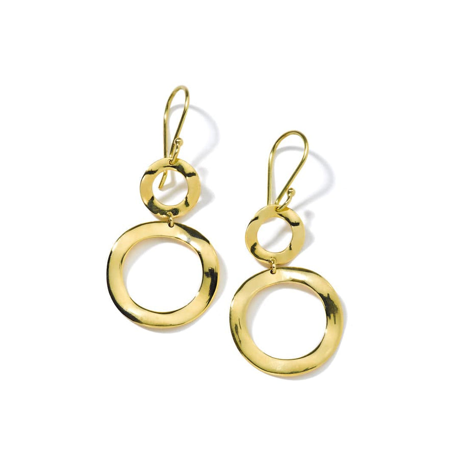 Ippolita Jewellery - Earrings - Drop Ippolita Yellow Gold Classico Mini Snowman Earrings