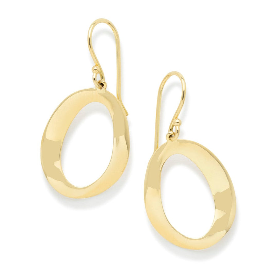 Ippolita Jewellery - Earrings - Stud Ippolita Yellow Gold Small Cherish Single Link Earrings