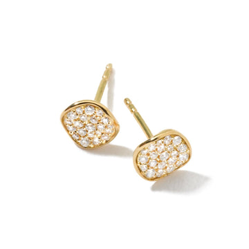 Ippolita Jewellery - Earrings Ippolita Yellow Gold Stardust Mini Flower Stud Earrings