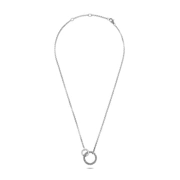 John Hardy Jewellery - Necklace John Hardy Hammered Silver Chain Interlinking Necklace