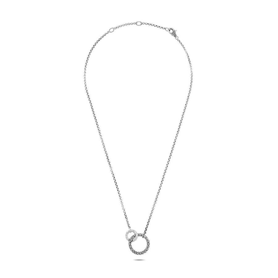 John Hardy Jewellery - Necklace John Hardy Hammered Silver Chain Interlinking Necklace